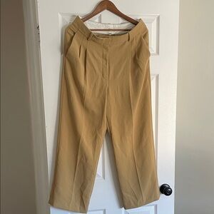 Wilfred Aritzia Camel Trousers